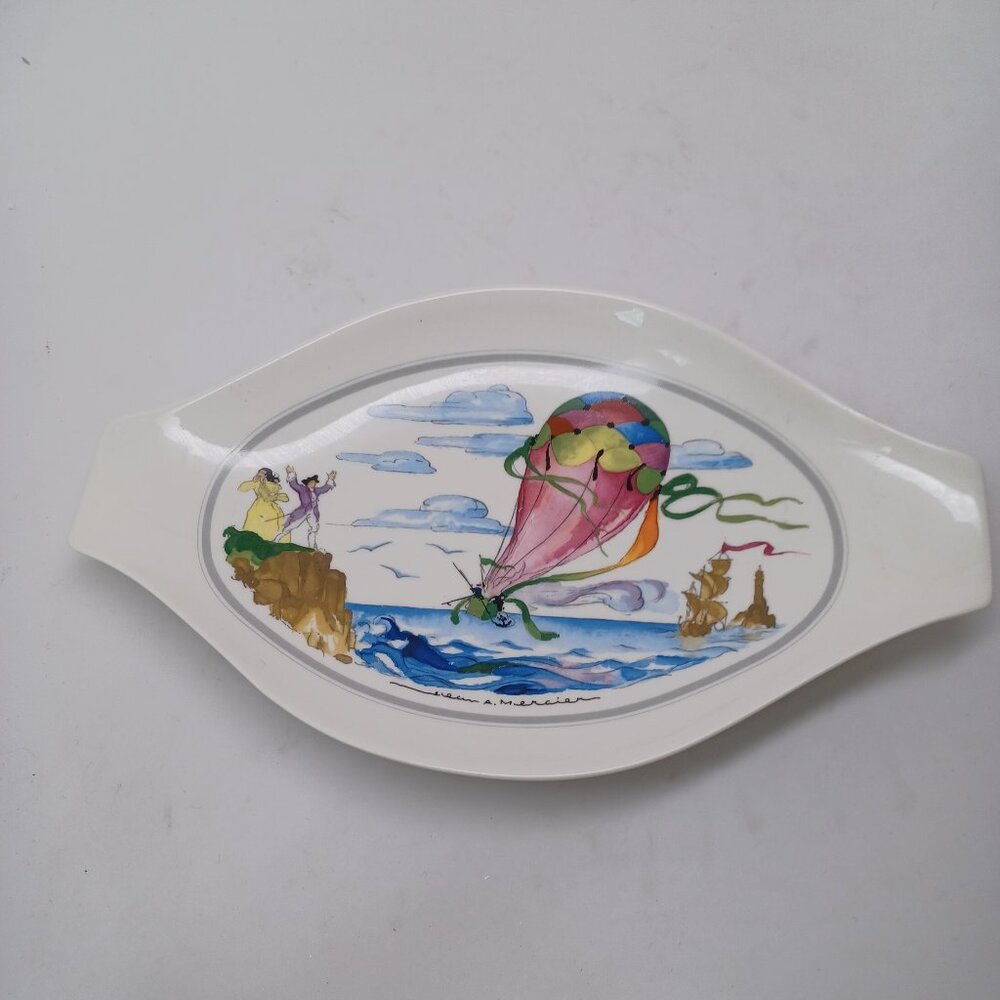 Villeroy‎ & Boch Dish Le Ballon Porcelain Artist Jean Mercier Luxembourg